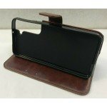 Leather Wallet Flip Book Case For Samsung Galaxy S22/S22+/S22 Ultra 5G Slim Fit and Sophisticated in Look